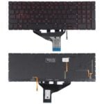 Teclado Retroiluminado Rojo para HP Omen 15-DC 15-DH 15T-DC 17-CB Versión US