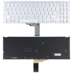 Teclado para Asus Vivobook X512 X512D X512DA X512F X512FA X512U (USA) Retroiluminación (Plata)