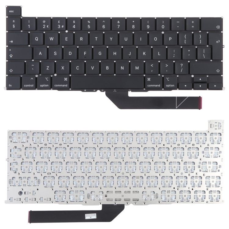 MBC0792-1.jpg Teclado Versión Británica para Apple MacBook Pro 16 Pulgadas A2141 - Imagen 1