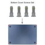 Juego de Tornillos de Cubierta Inferior para Apple MacBook Air 15.3 M2 A2941 (Plateado) - Imagen 2
