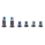 Tornillos para Apple MacBook Pro 13.3" (A1706) Cubierta Inferior 6 en 1 (2 Largos + 4 Cortos) (Gris)