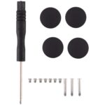 Juego 3 en 1 Alfombrilla Enfriamiento Goma Inferior + Tornillos + Destornillador para Apple MacBook Pro (A1278 A1286 A1297)
