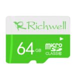 Tarjeta de memoria Micro SD (TF) clase 10 de alta velocidad Richwell de 64 GB
