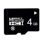Tarjeta de Memoria TF Micro SD Clase 10 de Alta Velocidad 4 Gb (Negra)