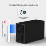 Interfaz Blueendless USB-B Caja externa HDD con matriz combinada RAID de 2 bahías de 3,5 pulgadas, USB-B - Imagen 4