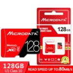 Tarjeta de Memoria Microdata TF Micro SD 128Gb U3 Alta Velocidad (Roja y Negra) - Imagen 4