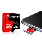 Tarjeta de memoria MICRODATA 16GB U1 roja y negra TF (Micro SD) - Imagen 3