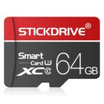 Tarjeta de Memoria Stickdrive 64GB U3 TF Micro SD (Roja y Negra) White Line