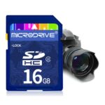 Tarjeta de Memoria SD Microdrive Clase 10 16 Gb Alta Velocidad para Dispositivos Digitales con Ranura SD