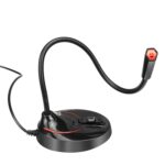 Micrófono de Computadora Hxsj F12 USB Flexible 360 Grados con Cable de 2,2 M - Imagen 4