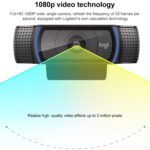 Webcam Logitech C920E HD Pro USB 1080P Widescreen Video Chat Grabación Smart - Imagen 4