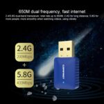 Adaptador de Red USB Compake CF-726B 650Mbps Bluetooth WIFI Receptor - Imagen 3