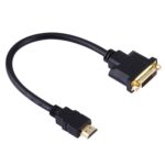 Cable Adaptador HDMI Macho a DVI Hembra 24+1 de 30 cm - Imagen 2
