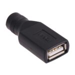 Conector Adaptador Enchufe Hembra USB a 5,5 x 2,1 mm