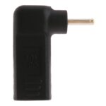Conector Adaptador de Codo Enchufe Macho 2,5 X 0,7 Mm A USB-C Tipo C Hembra - Imagen 4