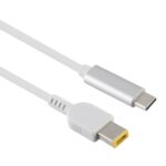 Cable de carga USB-C a conector cuadrado macho para portátil Lenovo, longitud 1,5 metros - Imagen 3