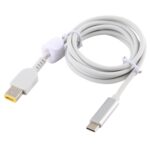 Cable de carga USB-C a conector cuadrado macho para portátil Lenovo, longitud 1,5 metros - Imagen 4
