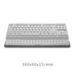 Alfombrilla de ratón de espuma viscoelástica con reposamuñecas para teclado mecánico, tamaño: M, Size : M - Imagen 2