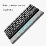 Alfombrilla de ratón de espuma viscoelástica con reposamuñecas para teclado mecánico, tamaño: M, Size : M - Imagen 4