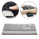 Alfombrilla de ratón de espuma viscoelástica con reposamuñecas para teclado mecánico, tamaño: L, Size : L