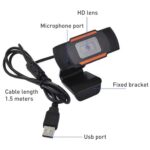Cámara USB con cámara web de enfoque manual 720P con micrófono integrada - Imagen 3