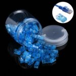 Conector Modular Anpwoo Amp01 RJ45 (100 Piezas) (Azul)