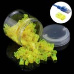 Conector Modular RJ45 Anpwoo Amp01 100 Piezas (Amarillo)