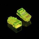 Conector Modular RJ45 Anpwoo Amp01 100 Piezas (Amarillo) - Imagen 2