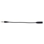 Cable Convertidor 3,5 mm Macho a 2,5 mm Hembra 23 cm (Negro) - Imagen 2