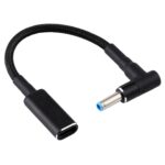 Adaptador USB-C Pd 100W 18.5-20V 4.5x0.6mm Codo Cable Trenzado de Nylon para HP