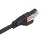 Cable LAN de red plana CAT8 con blindaje doble CAT8-2, longitud: 3 m - Imagen 4