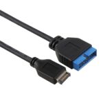 Cable de Expansión USB 3.1 Type-E a USB 3.0 Macho de 19 Pines para Placa Base 30cm