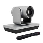 Cámara de Videoconferencia Yans Ys-H23U USB HD 1080P Gran Angular Zoom 3X Control Remoto Enchufe EE. UU. (Gris)