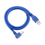 Cable USB 3.0 Tipo-B Macho a Derecha 90 Grados Ángulo para Impresora de Alta Velocidad 2M - Imagen 3