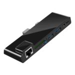 Adaptador Rocketek SH768 6 en 1 RJ45 / USB 3.0 / HDMI / SD / TF HUB para Surface Pro 4