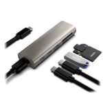 Adaptador Rocketek HC463 USB 3.1 Gen2 a Type-C 3.1 con USB 3.1 y lector SD/TF 6 en 1 Hub - Imagen 2