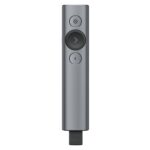 Logitech Spotlight Presentador inalámbrico USB de 2,4 Ghz PPT Control remoto Flip Pen, Spotlight (Grey)