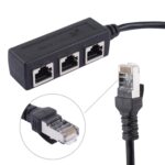 Extensor Divisor de Enchufe RJ45 Red Ethernet LAN de 1 a 3 Zócalos - Imagen 4