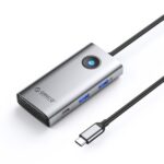 ORICO ORICO-PW11-6PCR R45 Estación de acoplamiento multifunción tipo C / USB-C 6 en 1 de 5 Gbps, PW11-6PCR