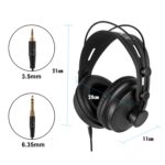 Auriculares de Monitor Yanmai D68 para Grabación (Oro Negro) - Imagen 3