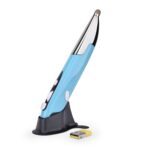 Ratón Óptico Inalámbrico Pr-06 4-Llaves Inteligente con Función de Pluma de la Aguja (Azul)