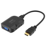 Onten 35165 HDMI a VGA + Conversor de audio óptico para altavoz / TV / computadora