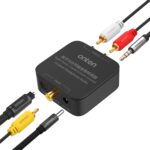 Convertidor de audio coaxial óptico digital Onten 37506 compatible con 192K