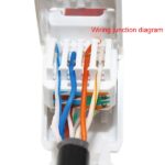 Enchufe Modular Conector RJ-45 Versión Corta Cat5E Prensa sin Herramientas - Imagen 4