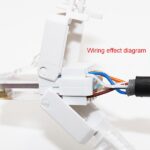 Enchufe Modular Conector RJ-45 Versión Corta UTP Cat6 que Prensa sin Herramientas - Imagen 3