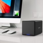 Caja de Almacenamiento Orico NS400-U3 4 Bahías USB 3.0 Tipo-B a SATA para Disco Duro SATA 3,5 Pulgadas Compatible con Protocolo UASP