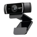 Cámara Web Logitech C922 HD 1080P con Enfoque Automático y 2 Micrófonos Omnidireccionales