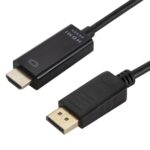Cable Convertidor 4K x 2K DP a HDMI 1,8 m (Negro)