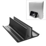 Base de soporte de almacenamiento radiante Vertical para ordenador portátil, Universal, portátil, de aleación de aluminio, con ranura única, ancho ajustable, Single Slot Black, Single Slot Silver