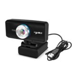 Cámara Web Hxsj S4 1080P Enfoque Manual HD Ajustable 180 Grados con Micrófono (Negro) - Imagen 3
